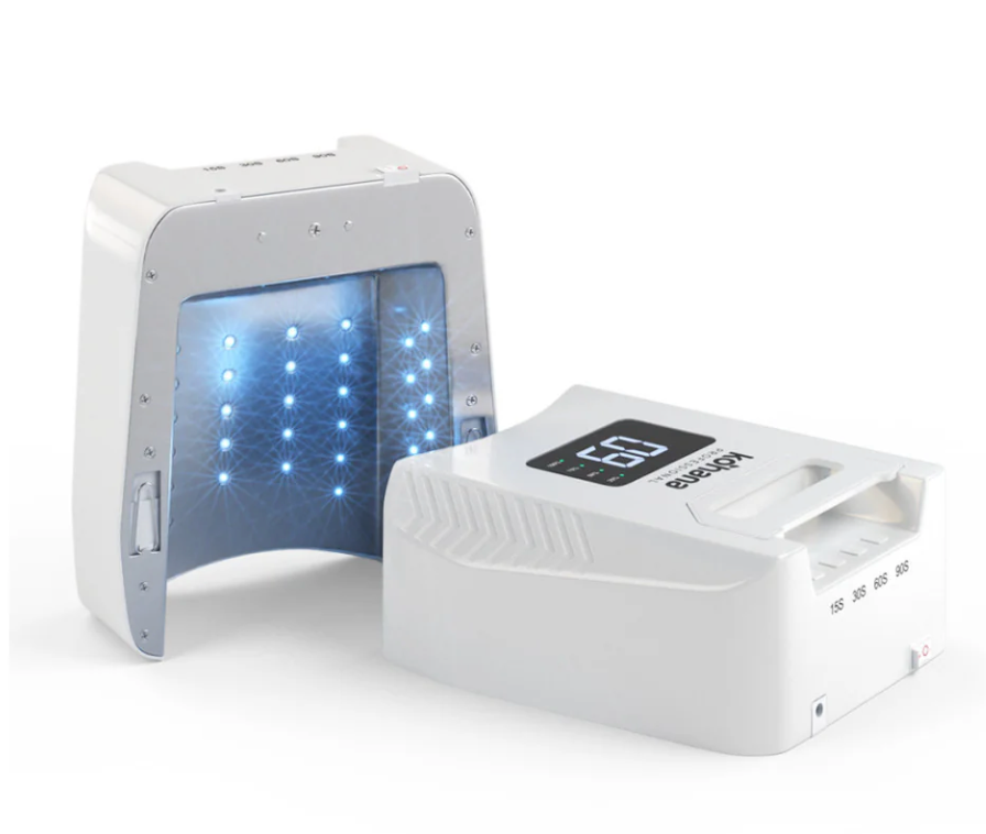 CORDLESS UV LED NAIL LAMP - 80W 52 LEDS