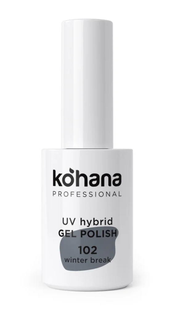 Kohana Professional UV hybrid gel polish bottle on a white background