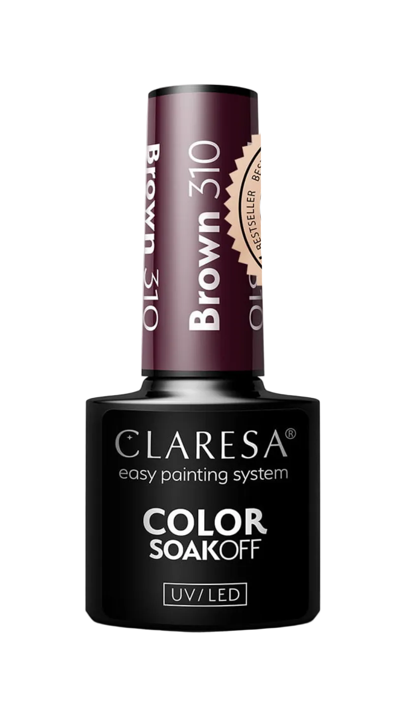 Claresa Brown 310 “BURGUNDY TOUCH” Gel Polish 5 g