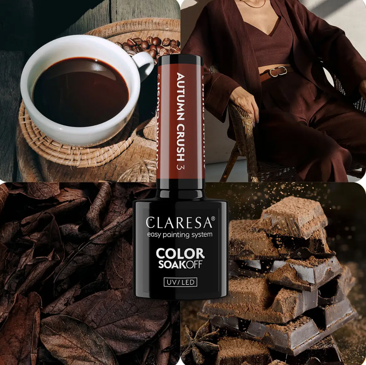 Claresa AUTUMN CRUSH 3 "DARK ESPRESSO” Gel Nail Polish 5g
