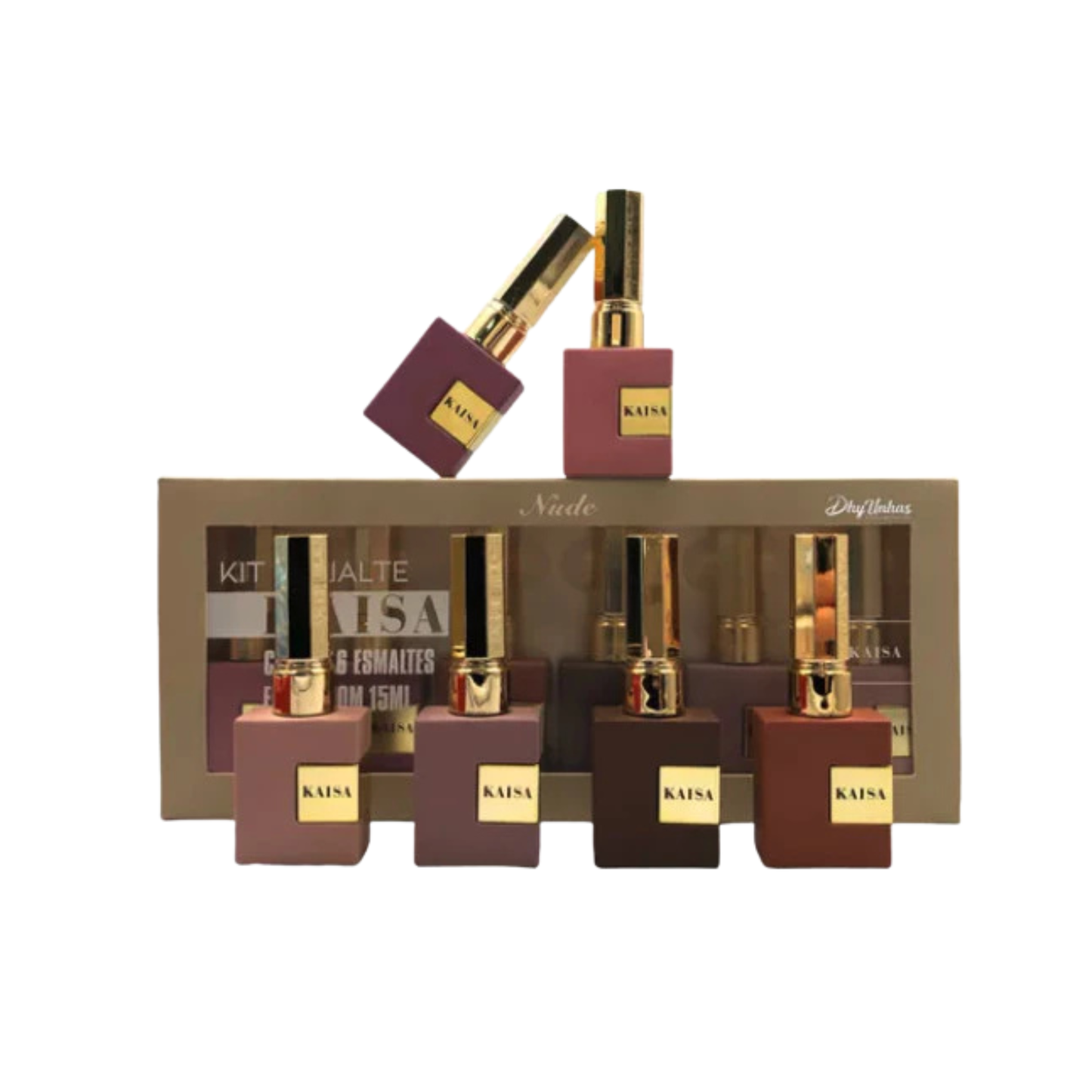 Kaisa Nude Gel Polish Kit 6 Shades - 15ml
