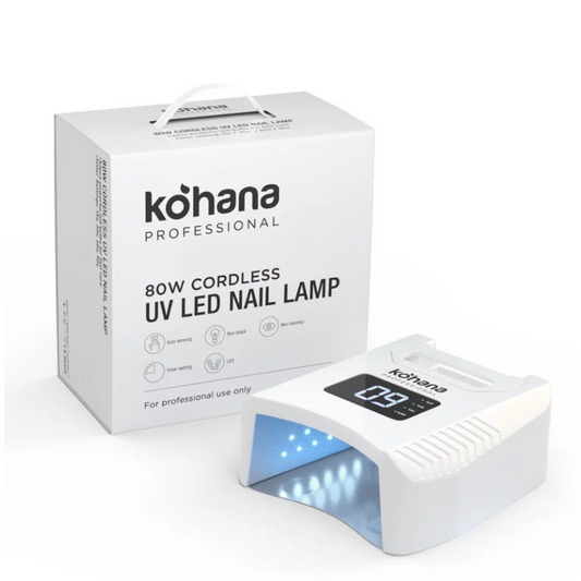 CORDLESS UV LED NAIL LAMP - 80W 52 LEDS