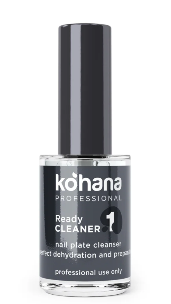 Kohana nail plate cleanser bottle on a white background