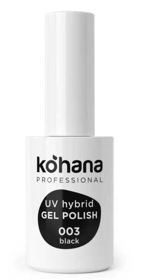 003 BLACK GEL POLISH 10ML