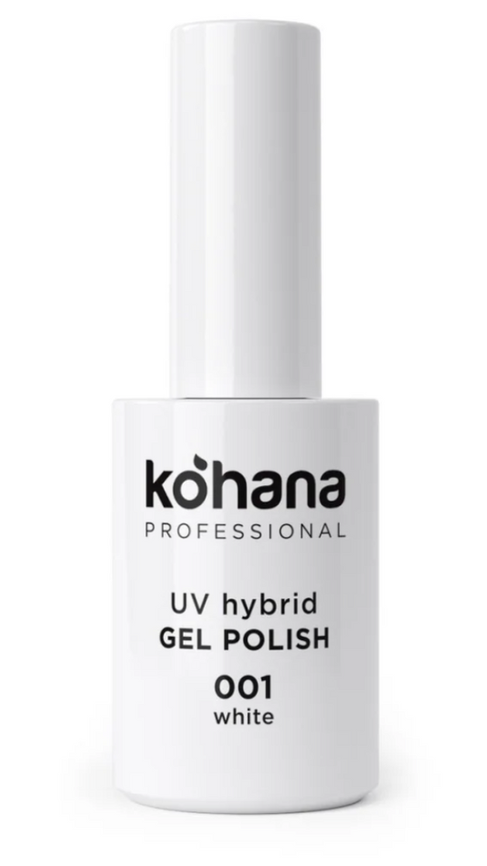 001 WHITE GEL POLISH 10ML