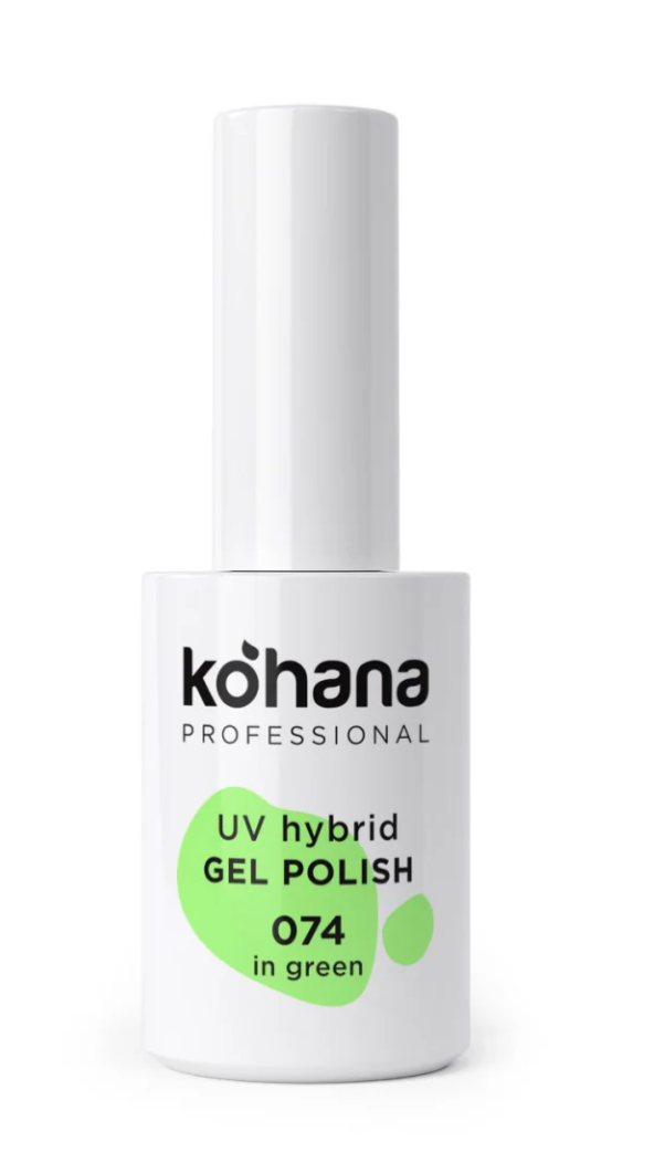 Kohana UV hybrid gel polish bottle on a white background