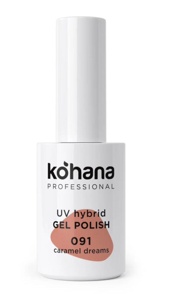 Kohana UV hybrid gel polish bottle on a white background