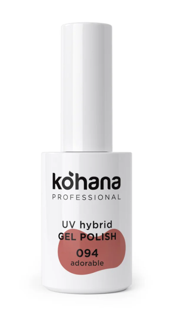 Kohana UV hybrid gel polish bottle with a white background