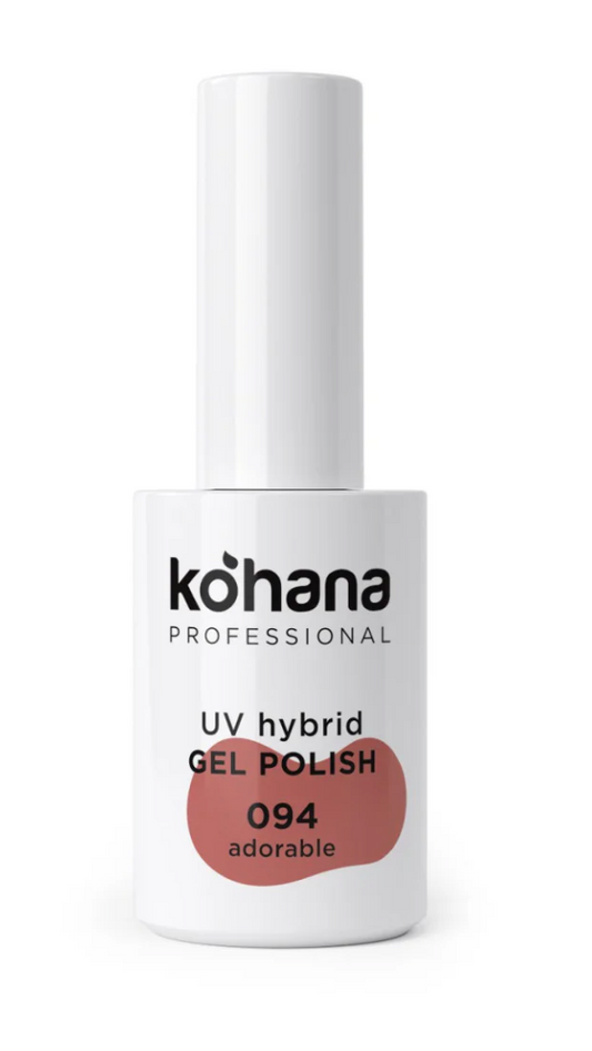 Kohana UV hybrid gel polish bottle with a white background