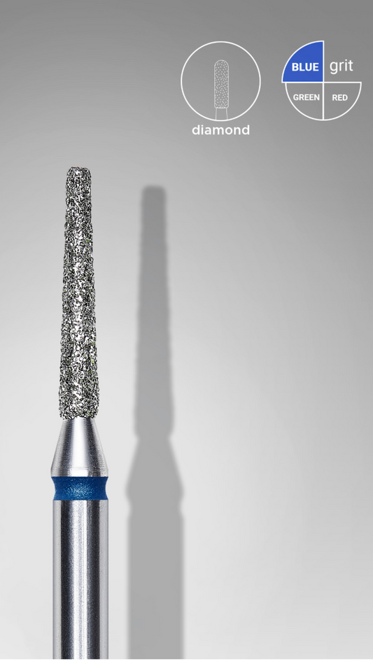 Diamond nail drill bit frustum blue EXPERT  (718)