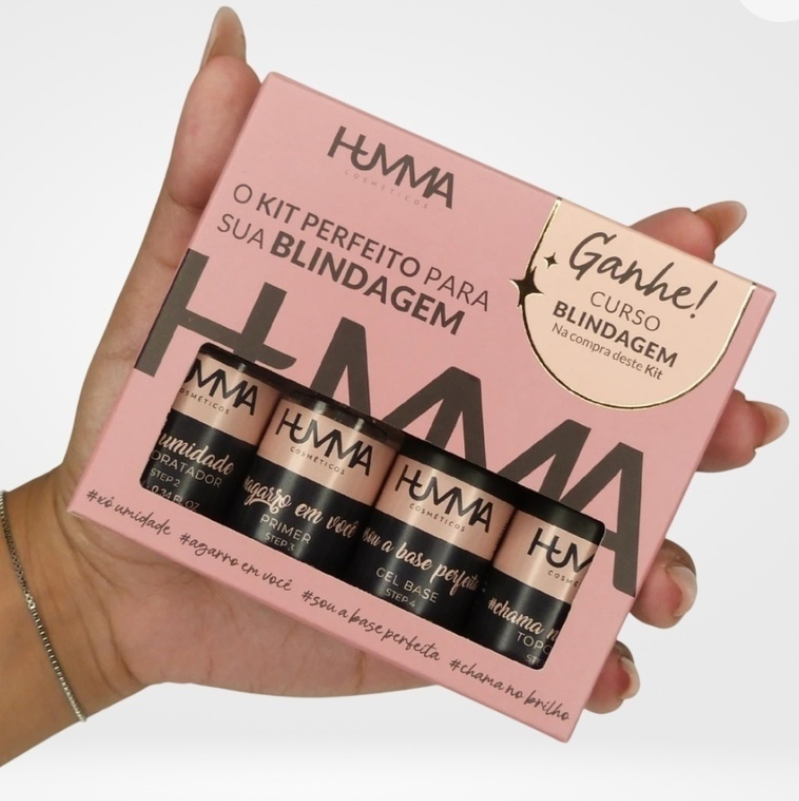 Kit Blindagem de Unha em Gel - HUMMA
