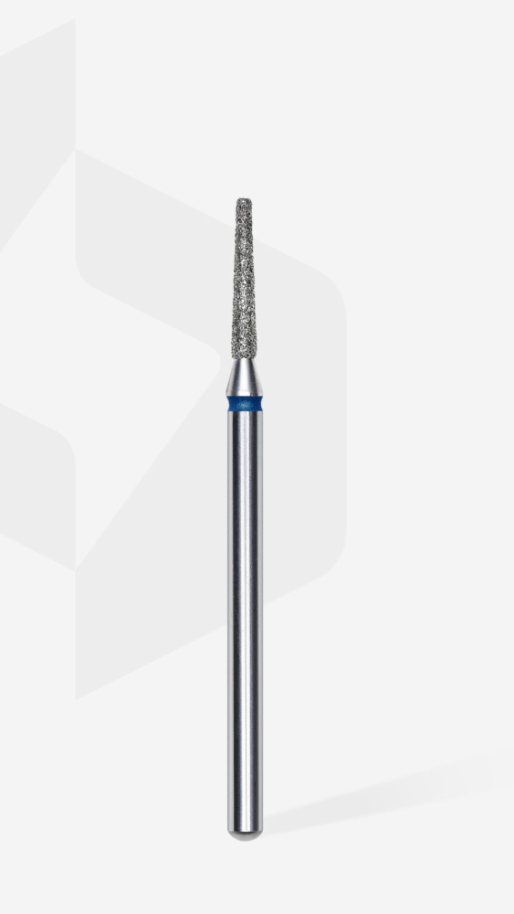 Diamond nail drill bit frustum blue EXPERT head diameter 1,6 mm / working part 10 mm