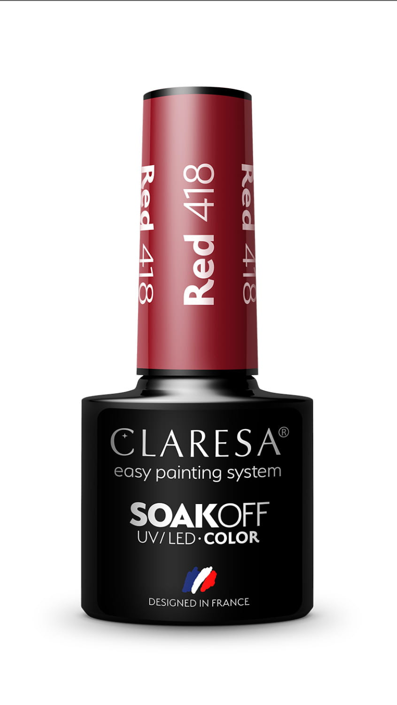 Claresa RED 418 Gel Polish 5 ml