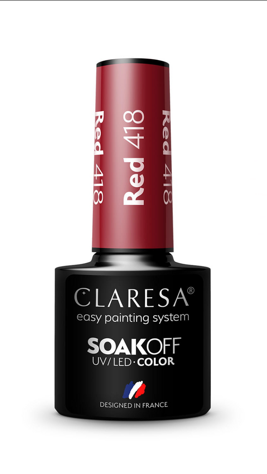 Claresa RED 418 Gel Polish 5 ml