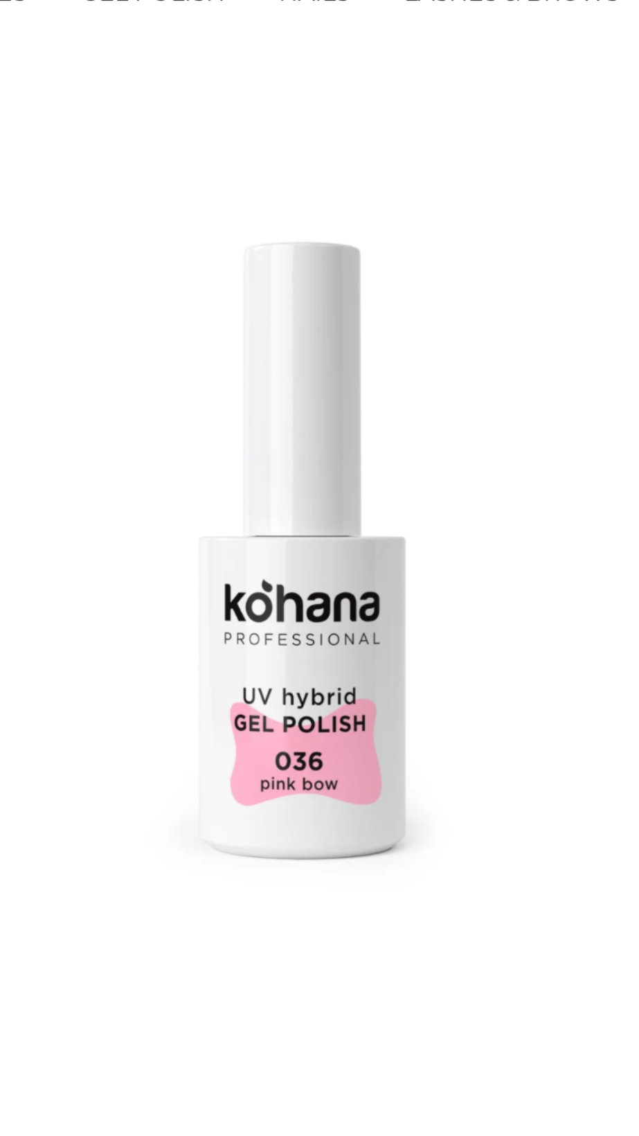 036 PINK BOW GEL POLISH 10ML