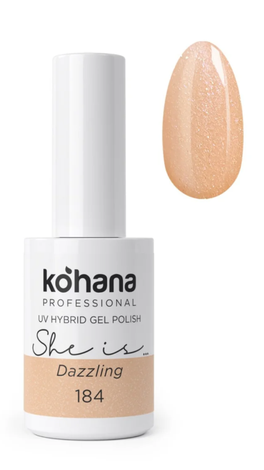 184 SHE IS DAZZLING GEL POLISH 10ML