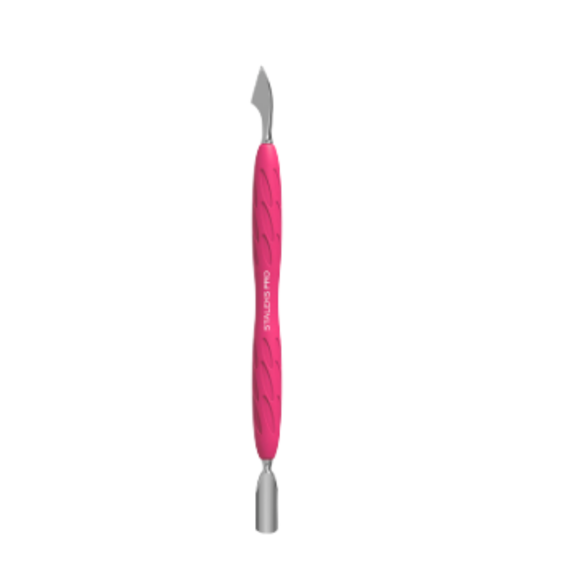 Manicure Pusher Gummy with Silicone Handle Uniq 10 Type 3 (Rounded Narrow Pusher and Cleaner)