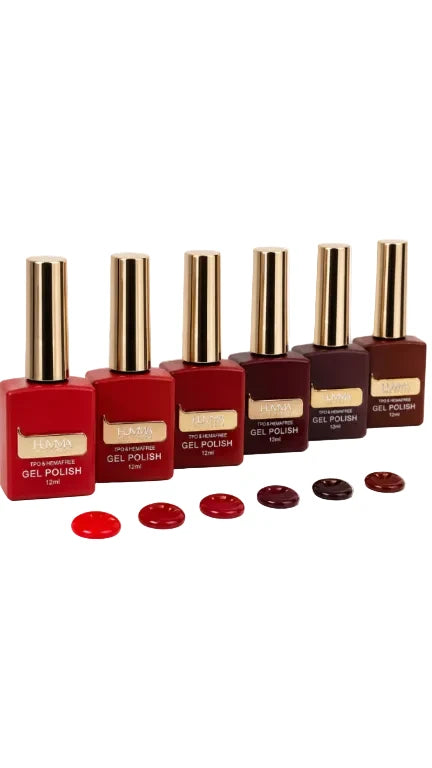 Humma - ‘Desejo’ Collection Gel Polish Set – 6 units, 12ml each