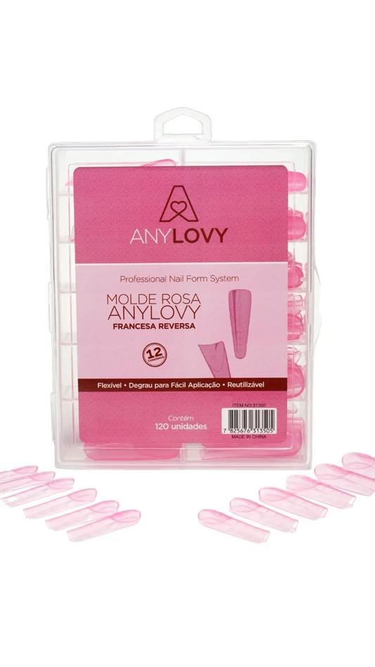 Anylovy - F1 Nail Forms French Reverse - 120 pcs