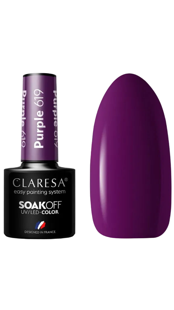 Claresa PURPLE 619 Gel Polish 5 ml
